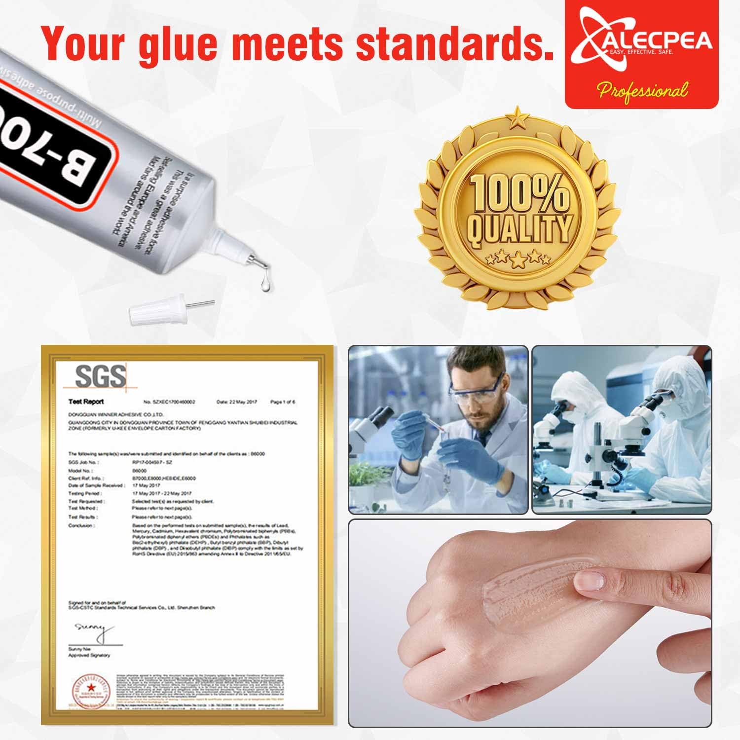 B-7000 adhesive suitable for glass wood and leather