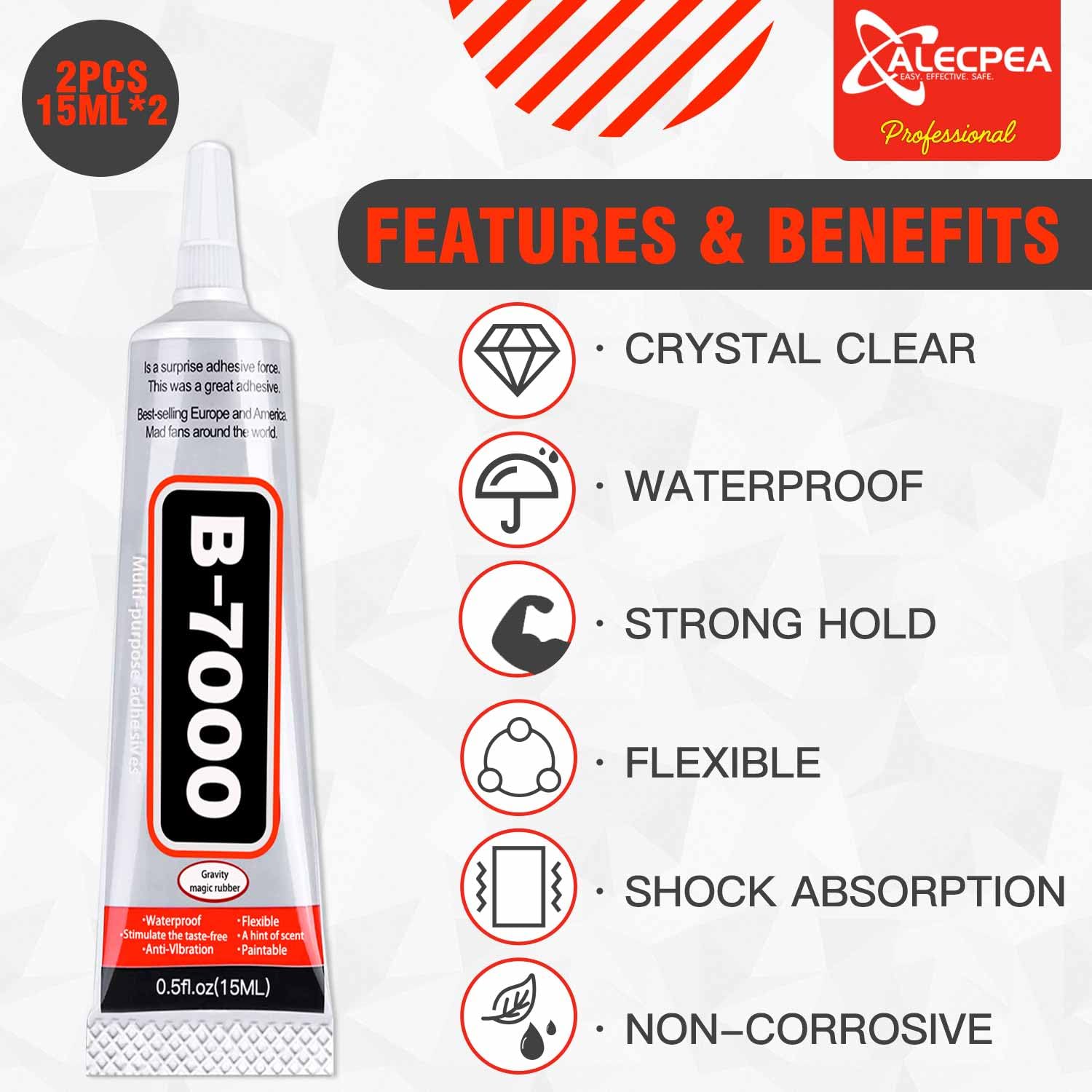 B-7000 multipurpose adhesive for fabrics and metals