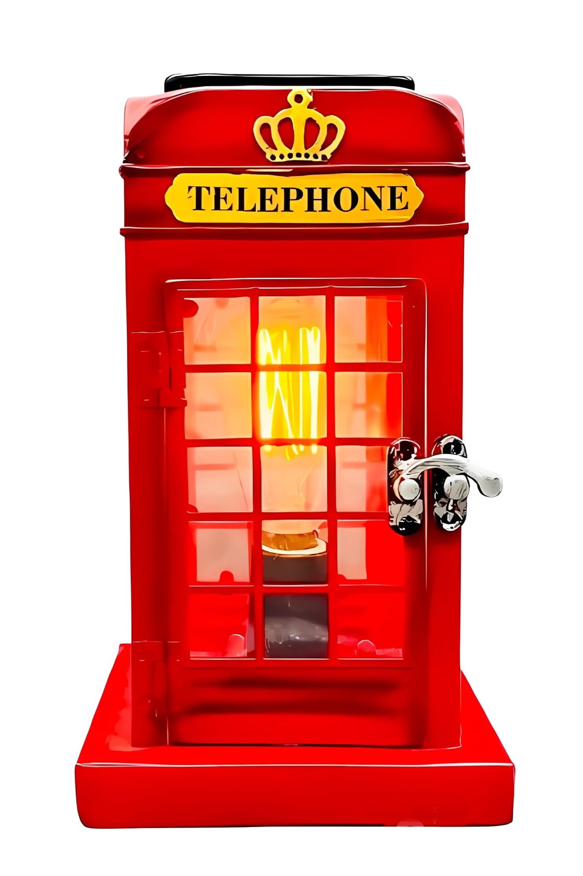 B CENTERBRIDGE wax warmer with vintage phone booth design