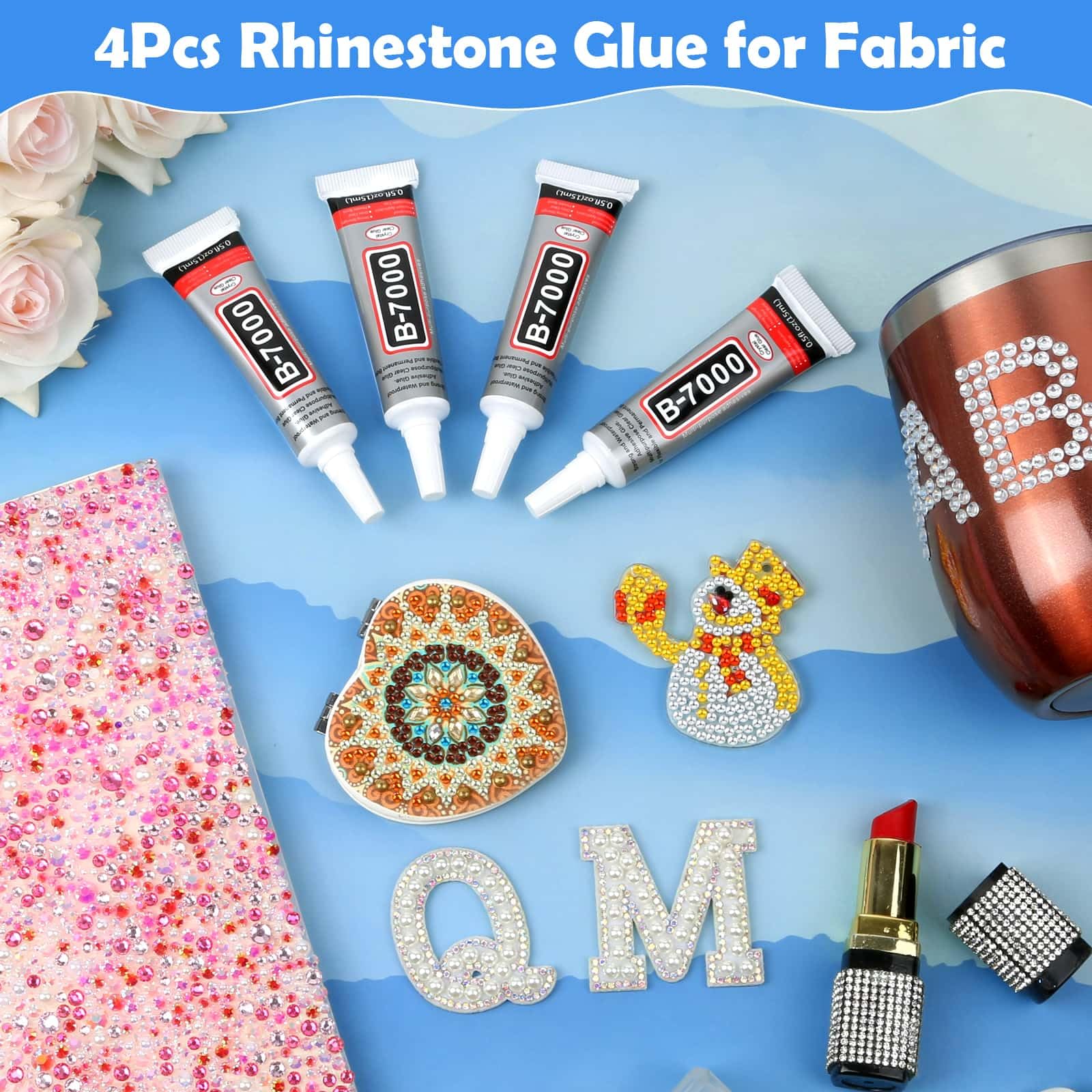 Clear drying adhesive for jewelry making by B7000