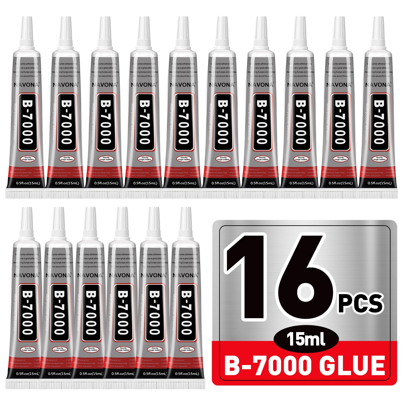B7000 rhinestone glue clear precision tip 15ml bottle
