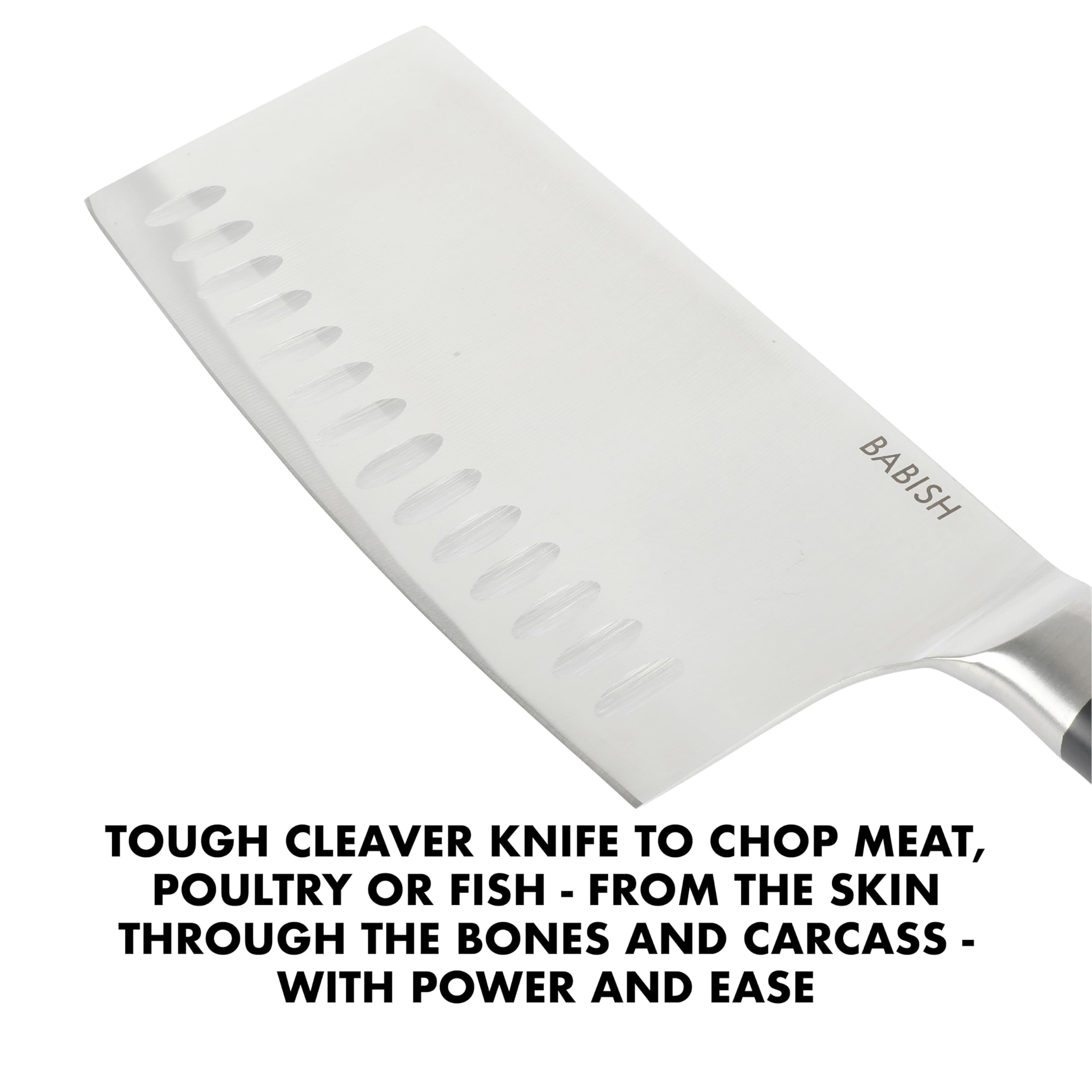 Babish brand cleaver knife for heavy-duty chopping