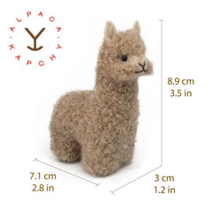 Peruvian handcrafted alpaca figurine for home decor