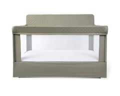 Baby Delight Lunaire Full Size Crib Organic Sage with breathable mesh