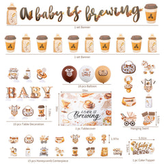 Balloons kit for coffee theme baby shower