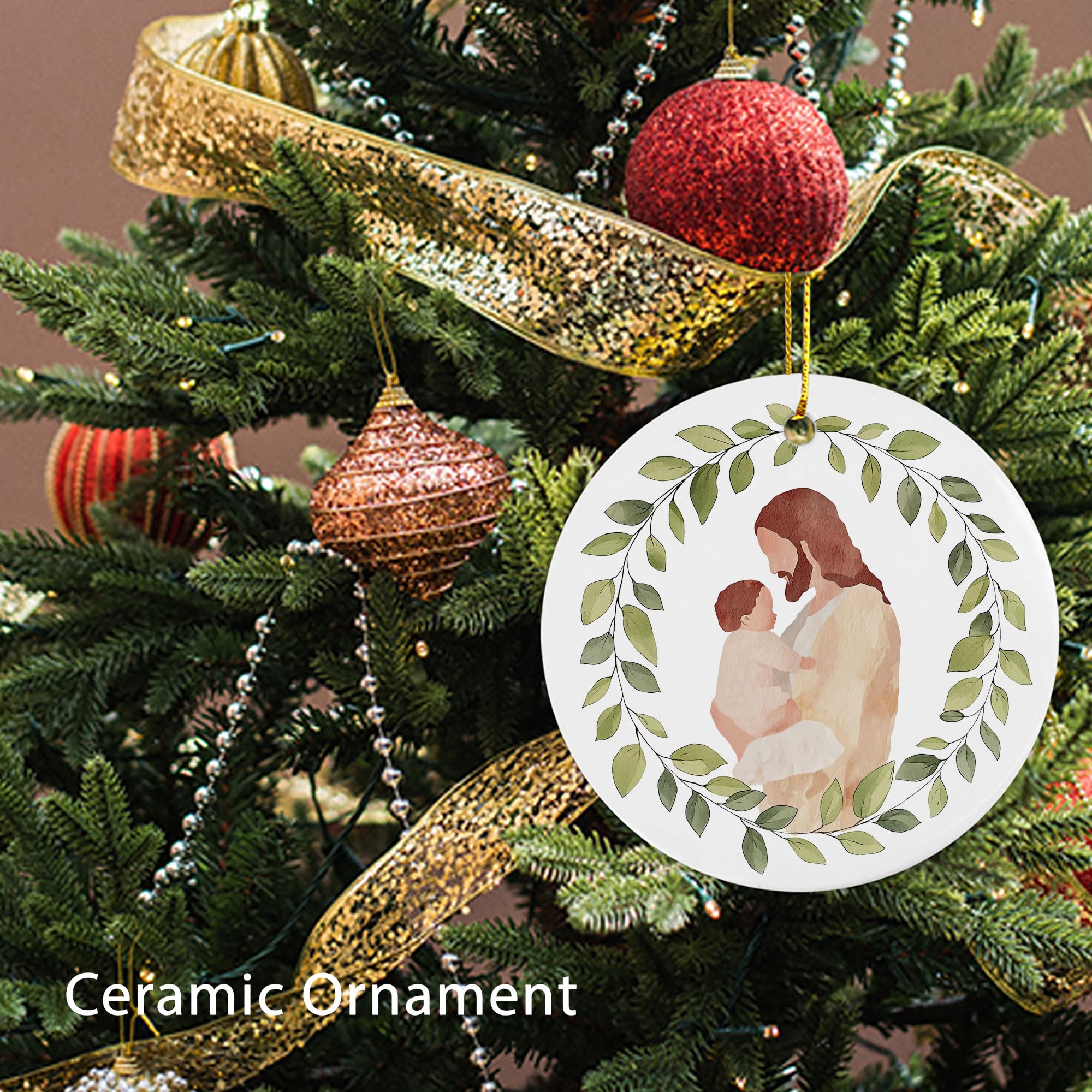 Golden color string included for hanging Miscarriage Ornament