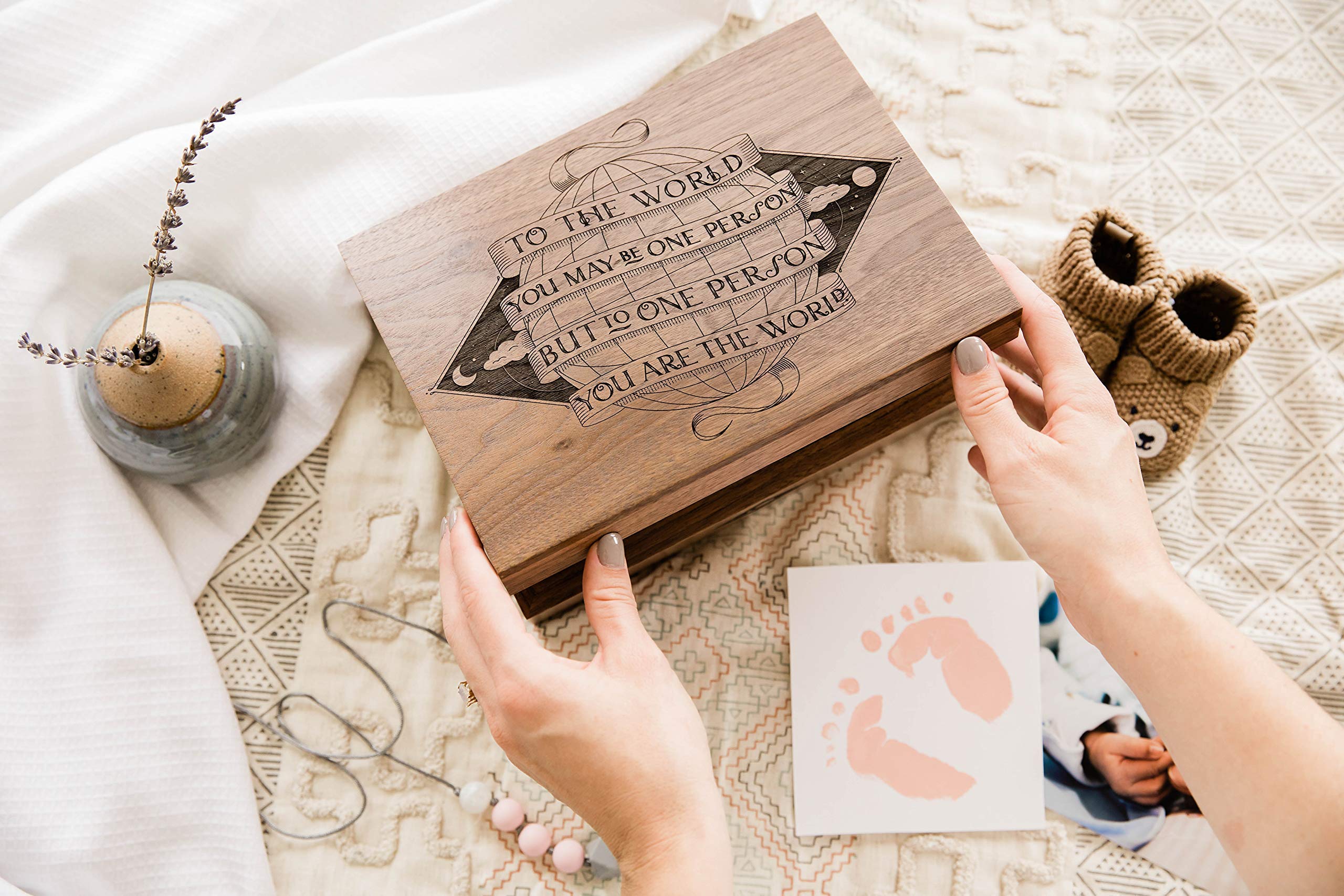 Anniversary keepsake box product packaging image