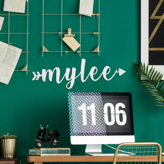 Baby name sign in calligraphy arrow style