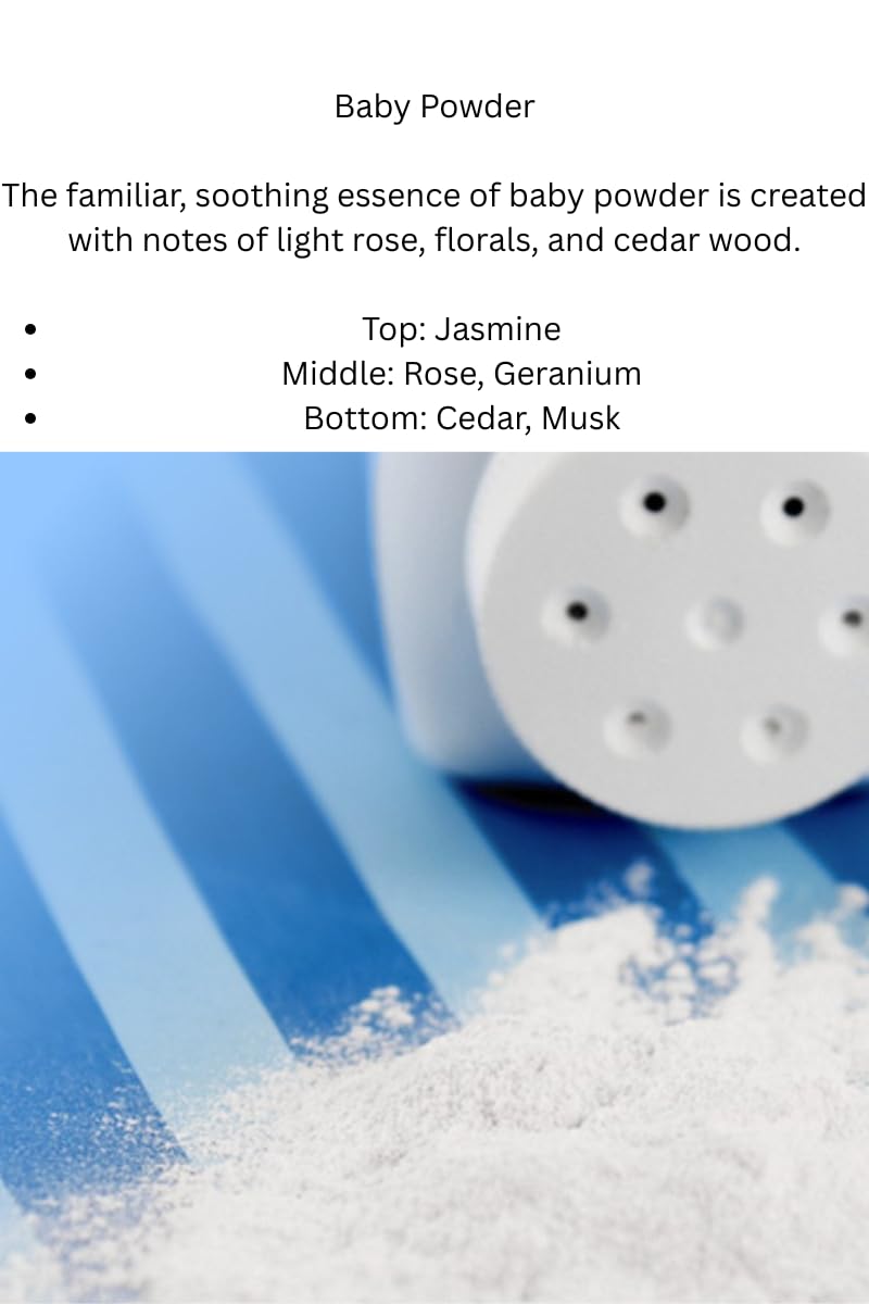Baby Powder soy wax melt six cubes 2.5oz Moonstone Celestial LLC