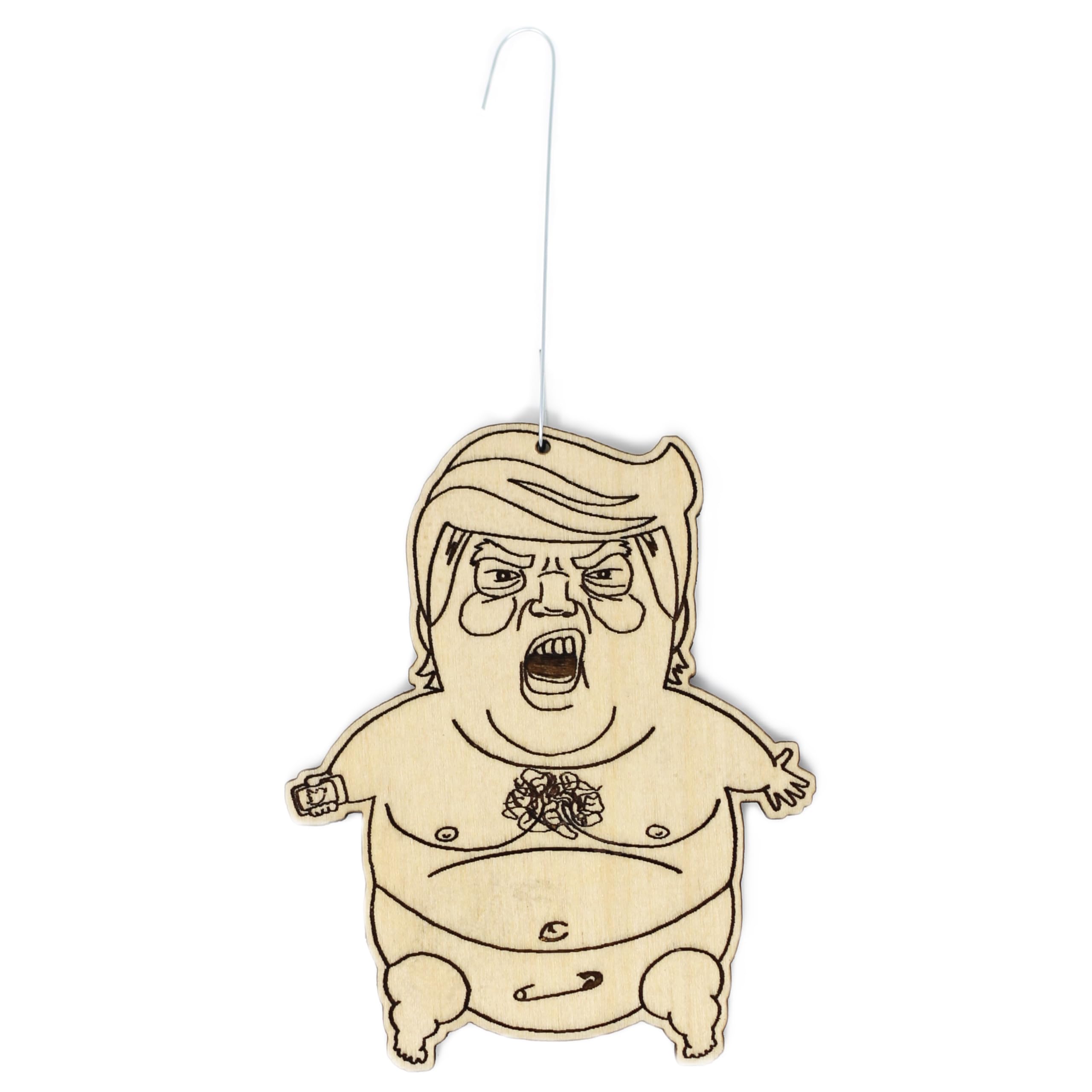 Gift-ready ornament for trees desks and cars