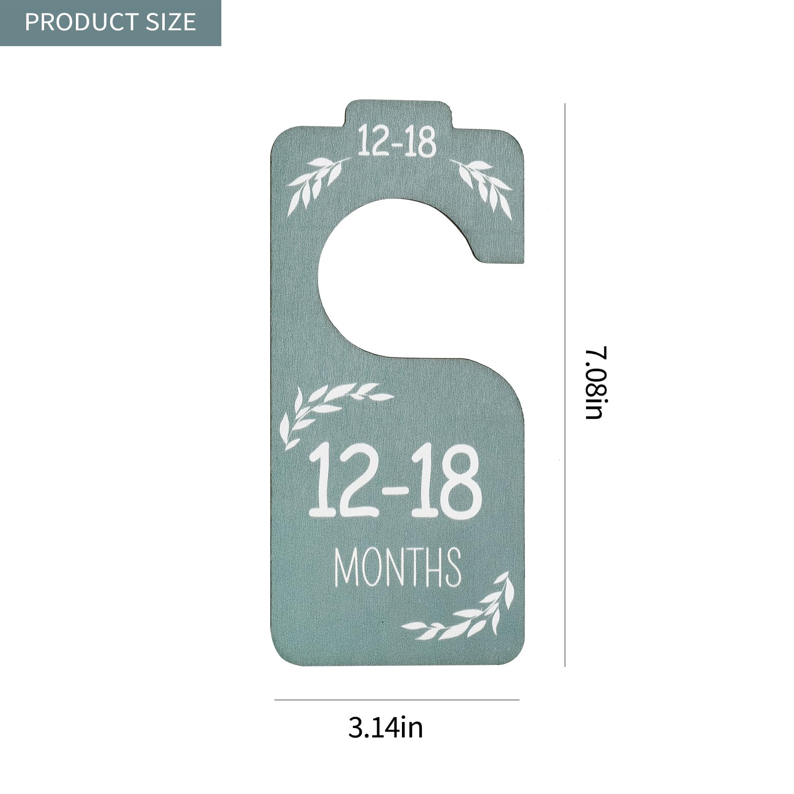 Gift-ready baby shower nursery decor closet dividers image