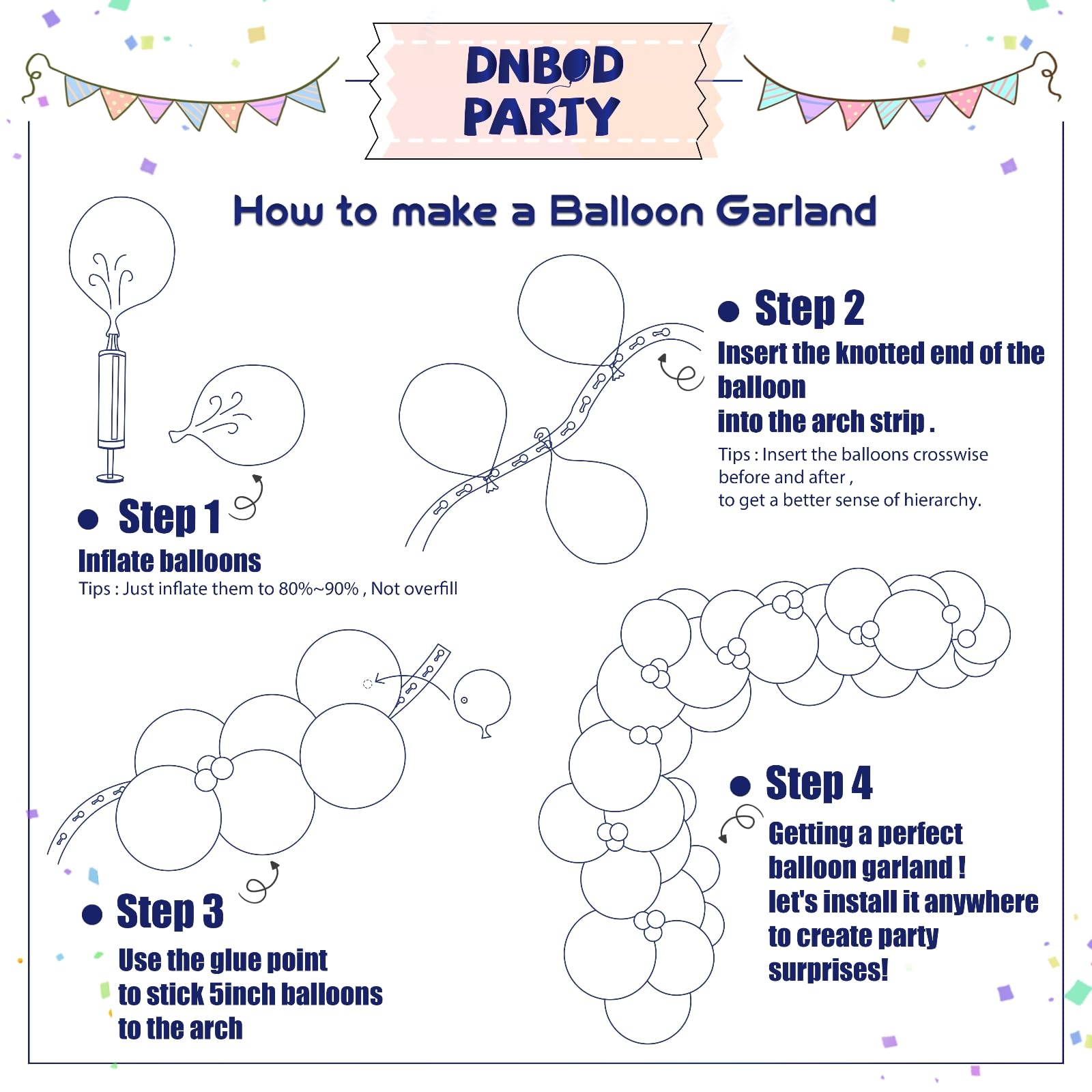 Baby shower garden party ideas using arch kit