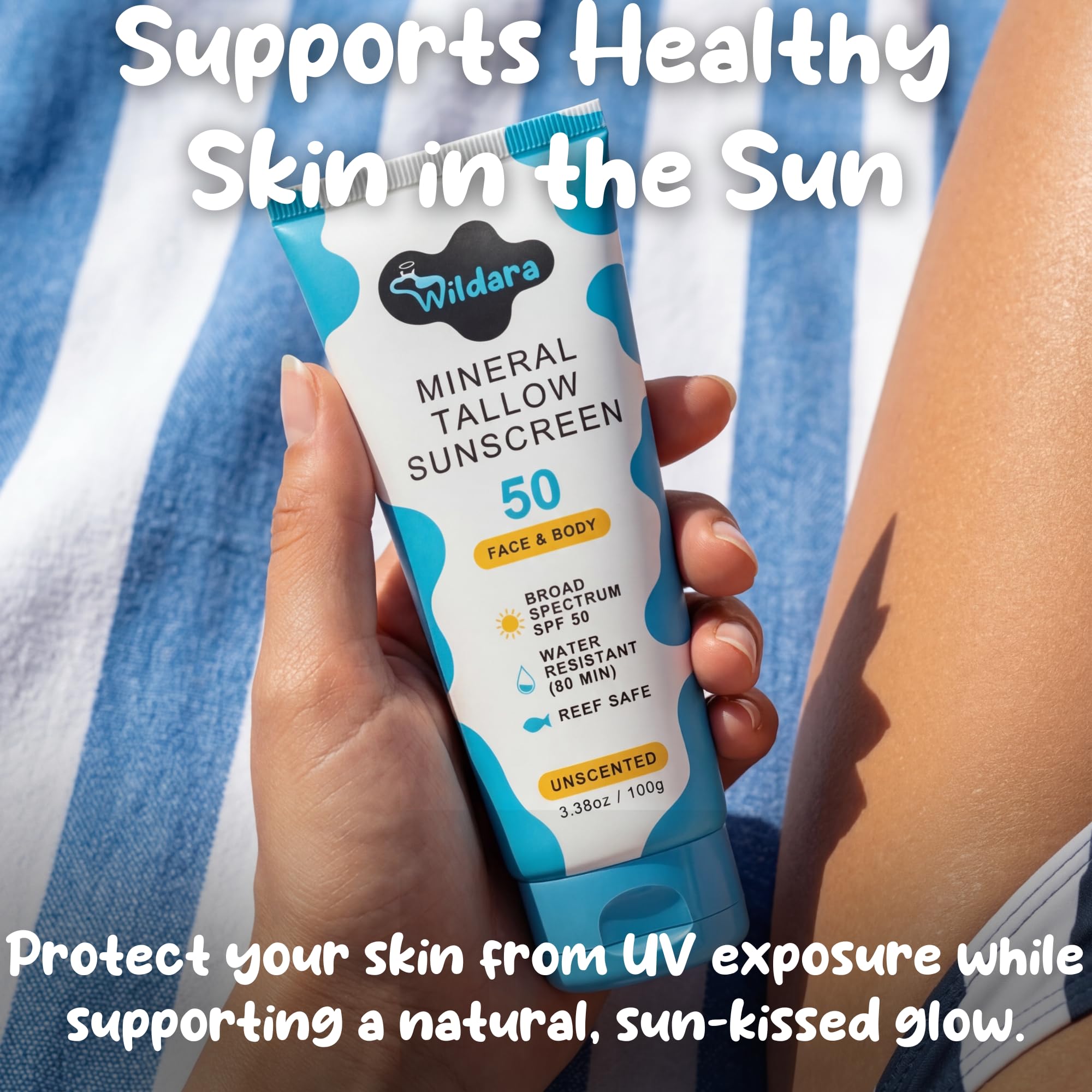 Baby and adult friendly sunscreen gentle formula