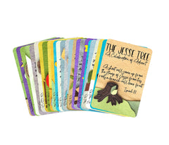 Baby WhatKnots LLC Jesse Tree Advent Cards 24-pack 3x4 size