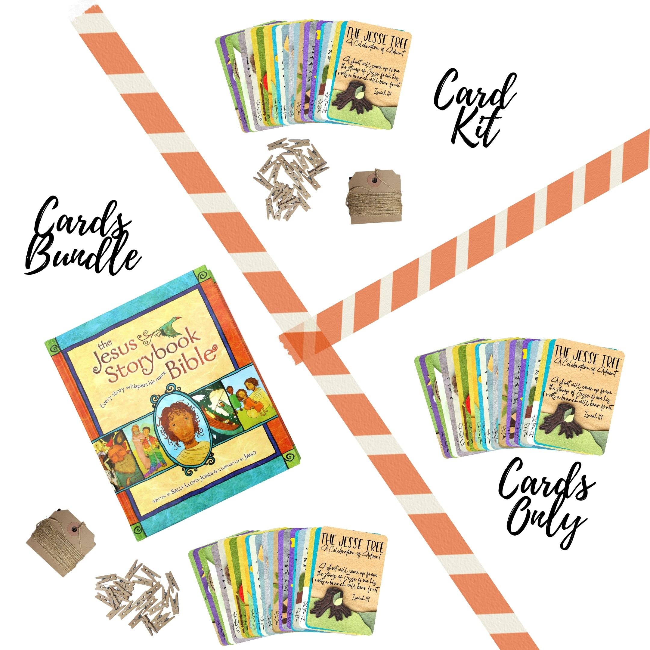 The Jesus Storybook Bible referenced with Advent Cards
