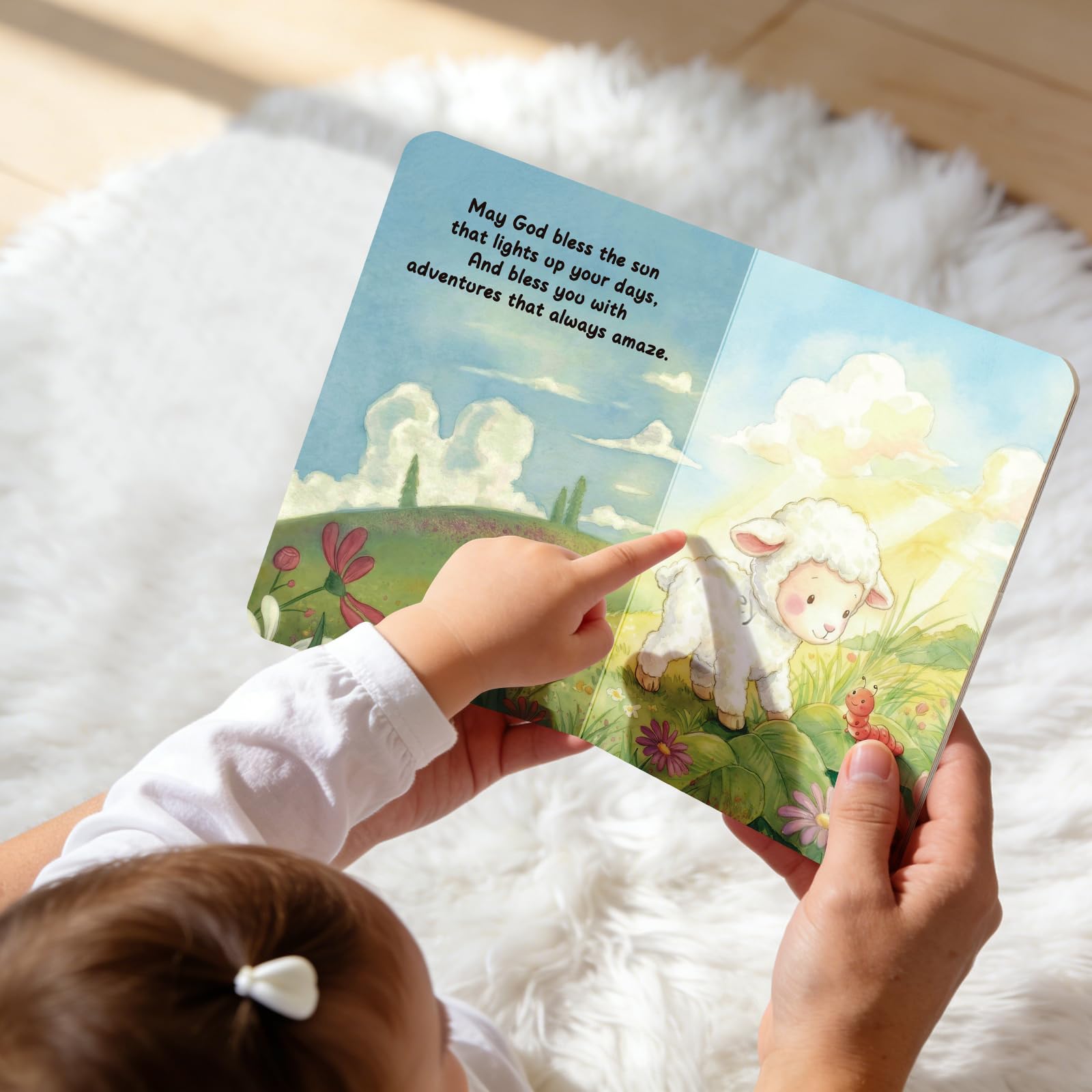 baby’s first prayer story book with durable hardcover pages