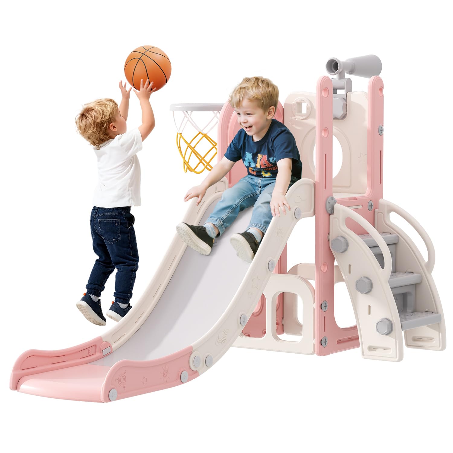 ASTM certified safety for Babytronic 6-in-1 slide climber
