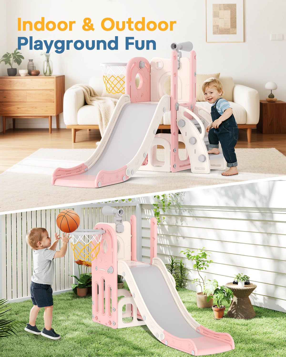 Durable HDPE material used in Babytronic playset