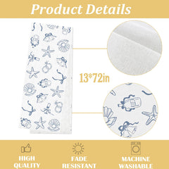 Polyester linen-like table runner 13x72 inches