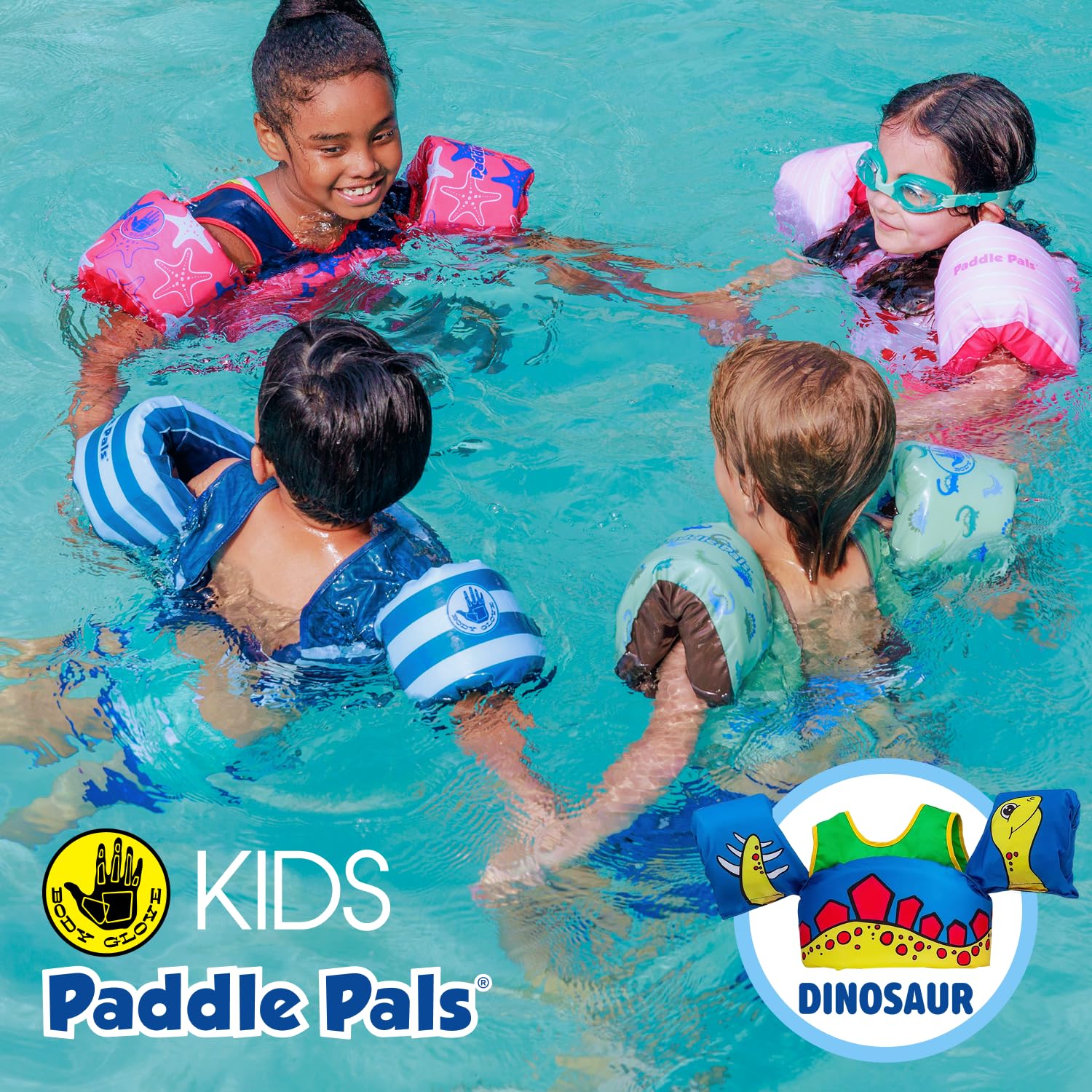 Ideal for pools and lakes Paddle Pals vest