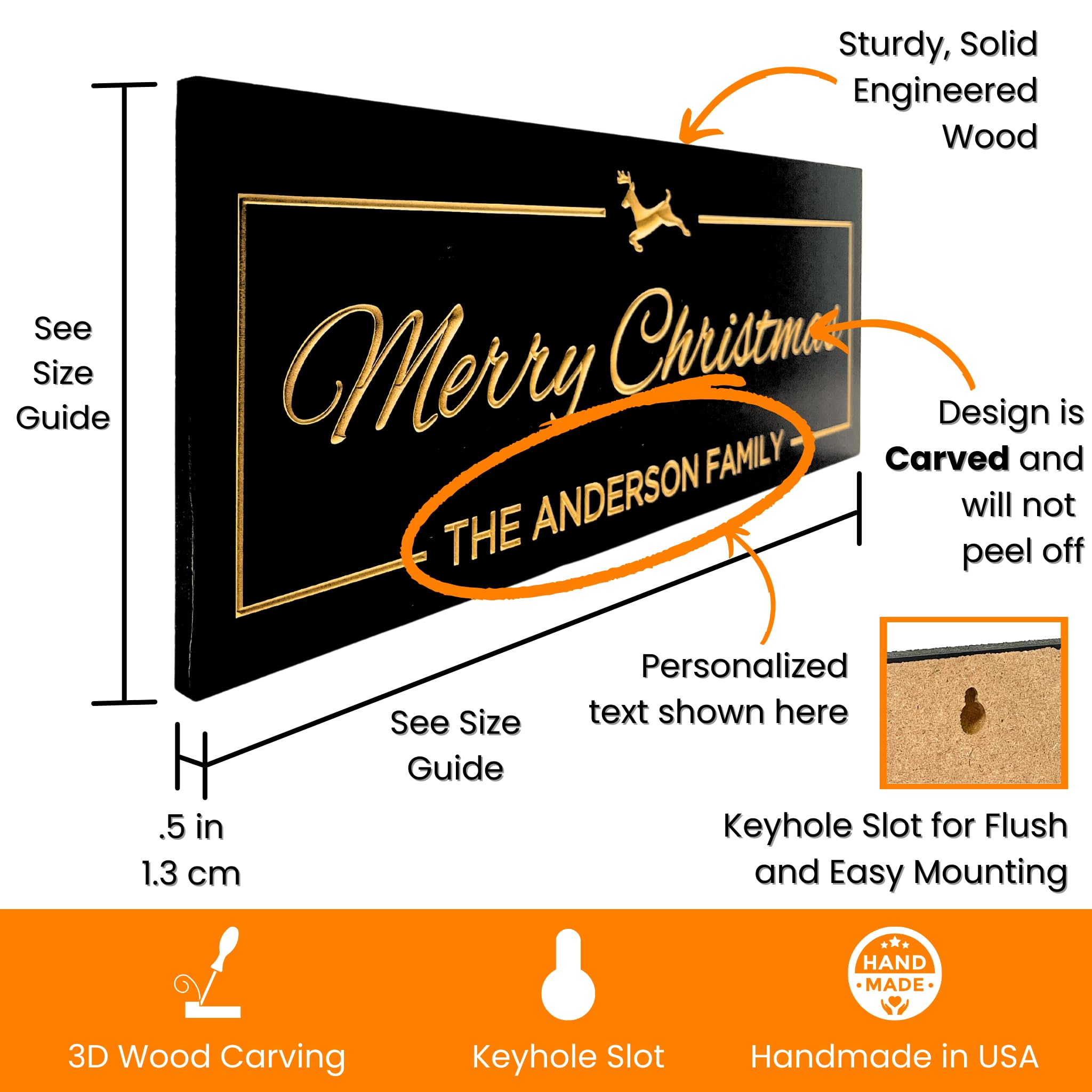 Back keyhole slot for easy wall hanging