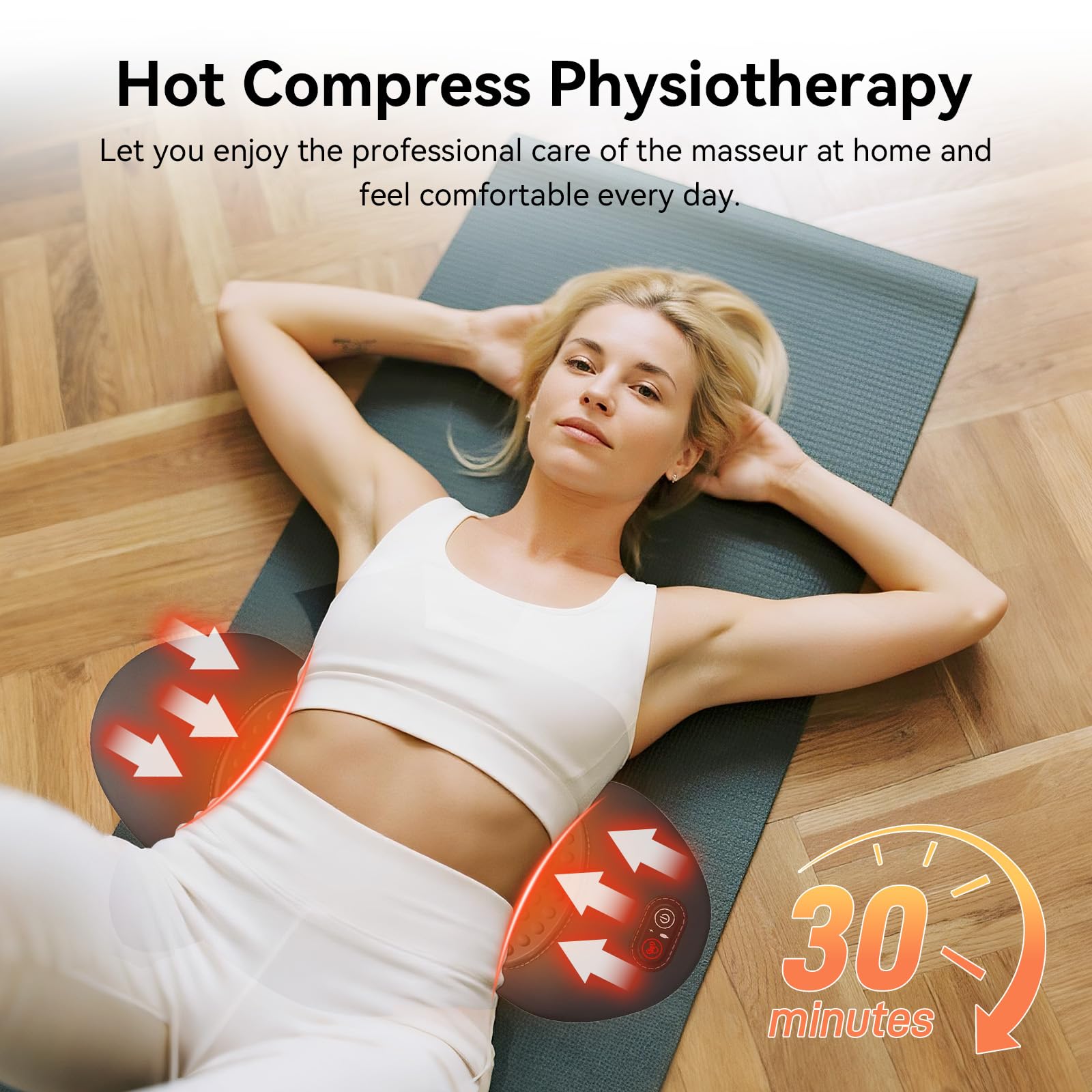 High-density memory foam lumbar support for all-day comfort