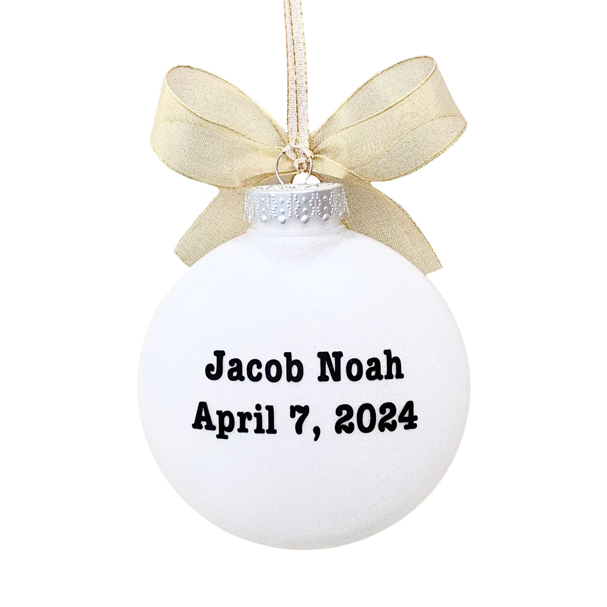 Back view showing name or date personalization option
