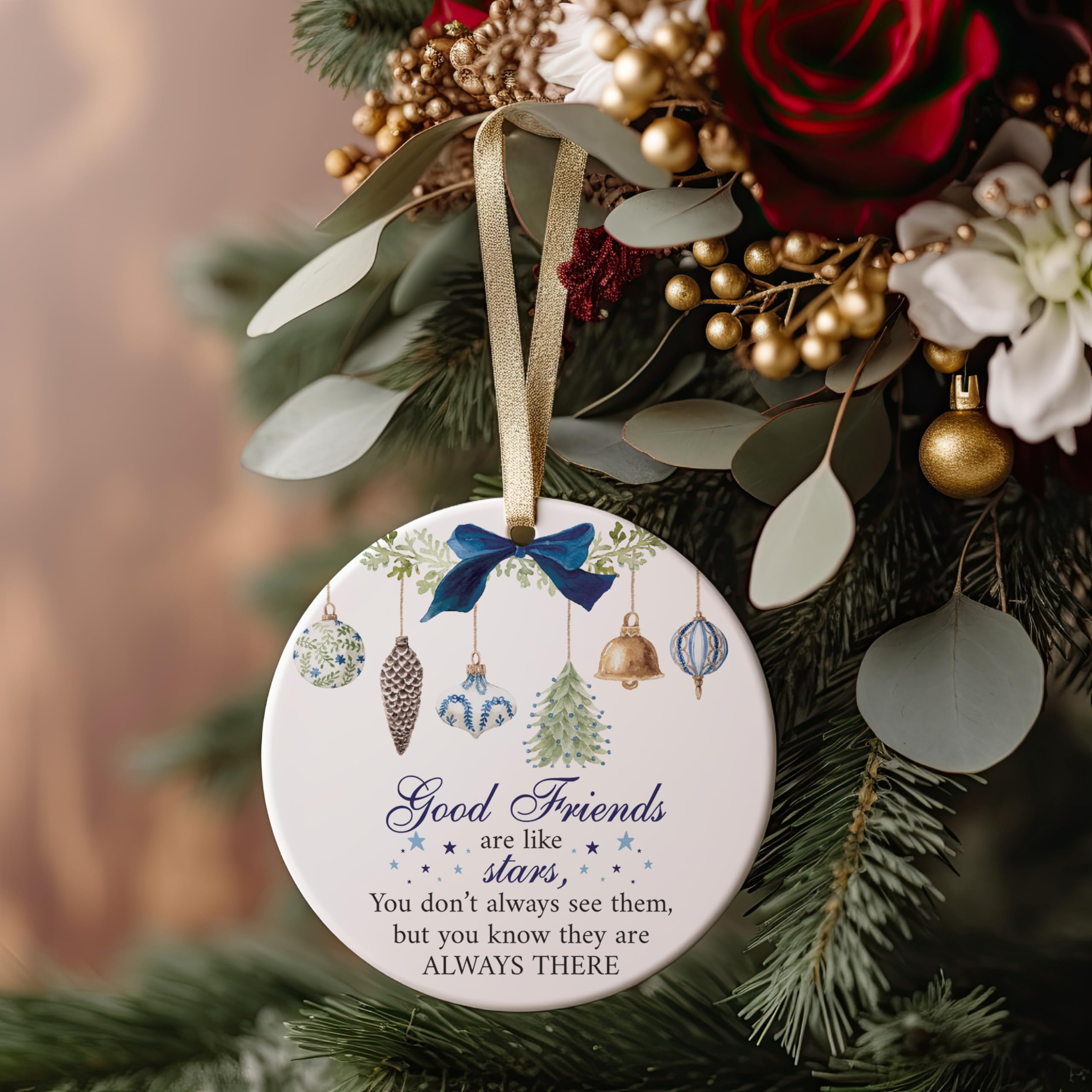 To From gift tag included with ornament packaging
