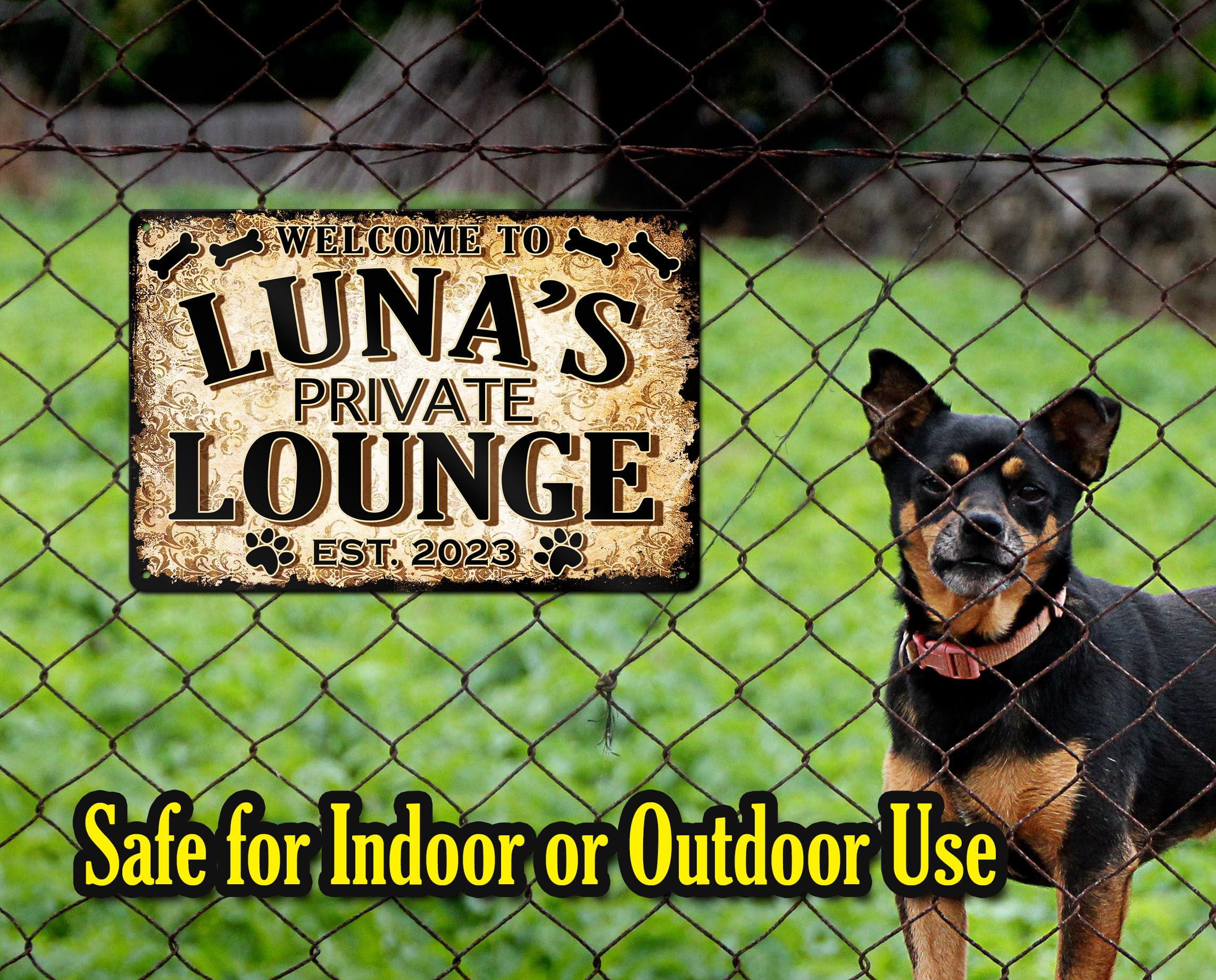 Backyard Playground sign ready for indoor or outdoor use