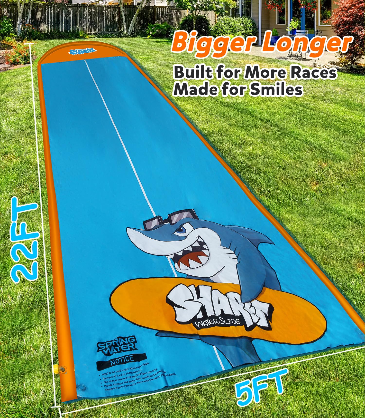Two inflatable bodyboards included with the slide