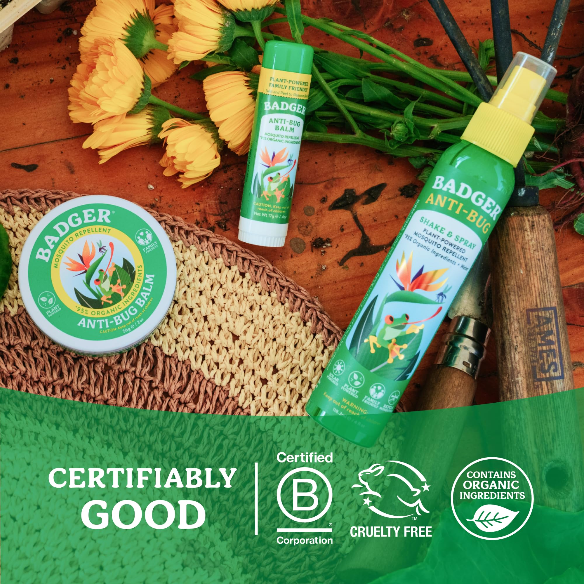 Badger Bug Spray gluten free cruelty free vegan