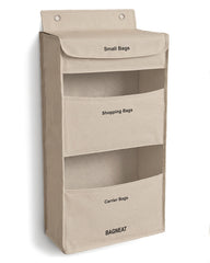 BAGNEAT 3 in 1 plastic bag holder with three compartments