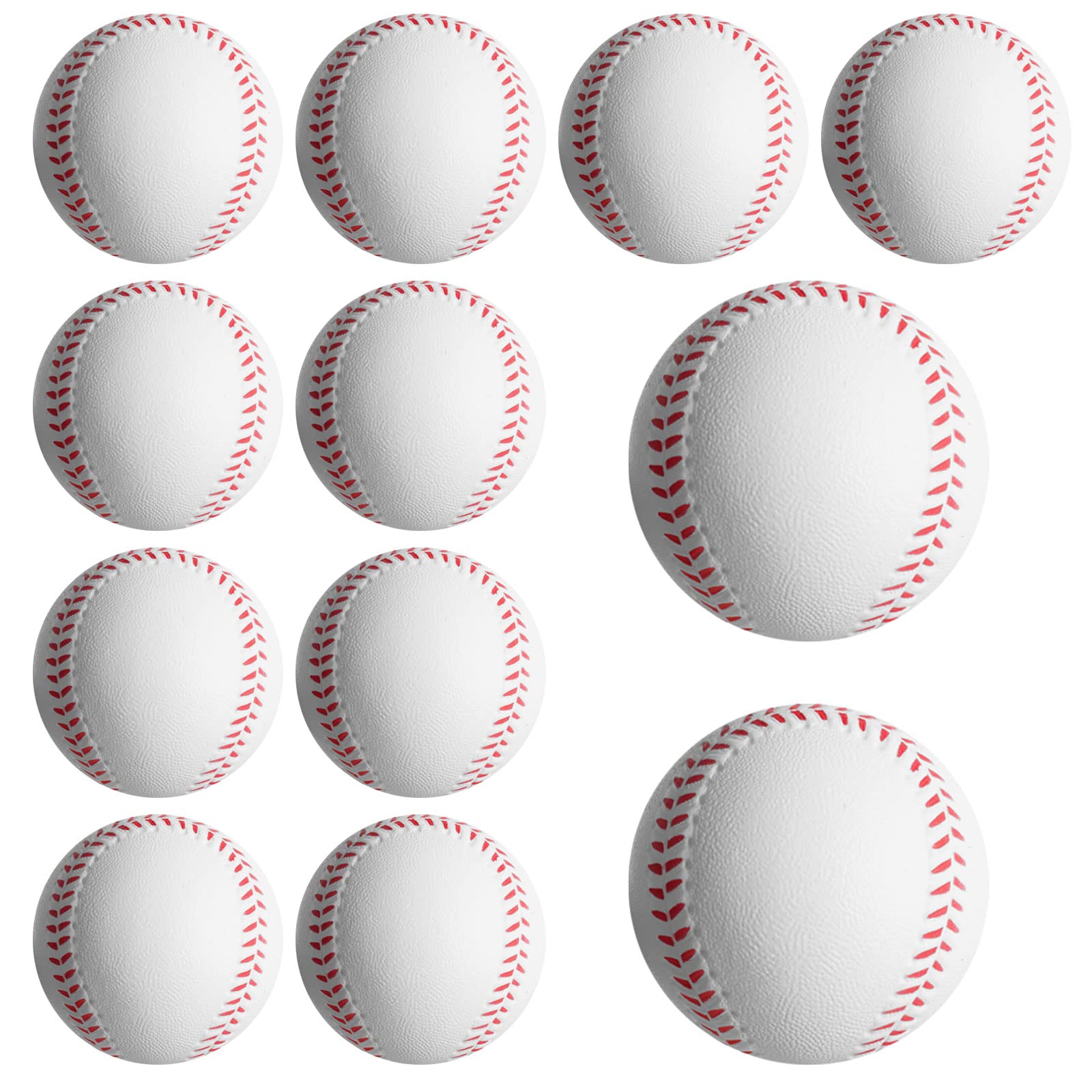 Baisidiwei soft baseballs 12pcs 9inch foam training balls