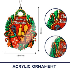 Baker card included ornament packaging