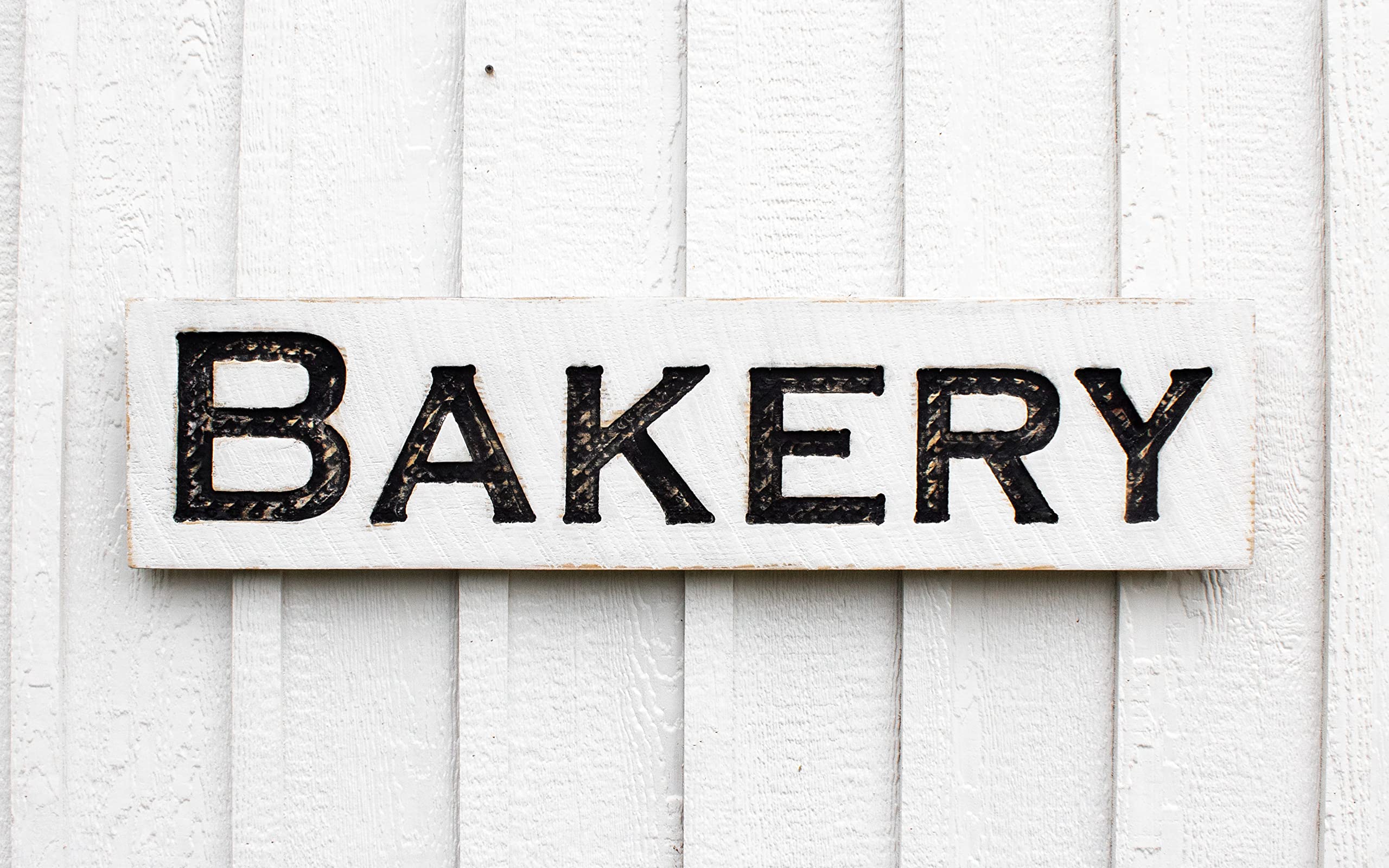 Americana Signs Bakery Sign Horizontal carved wood 40x10