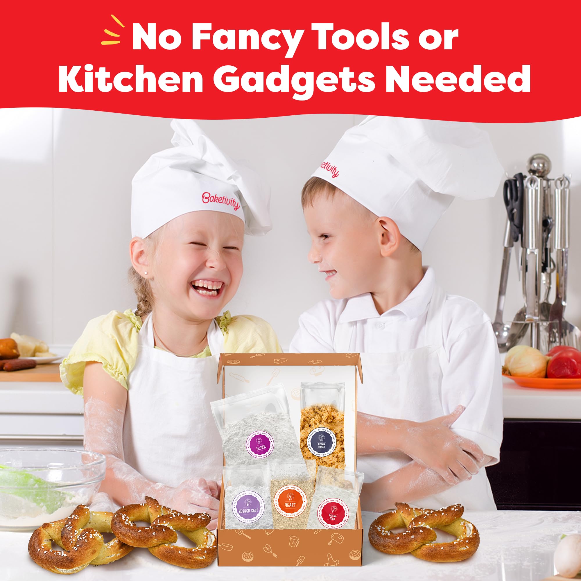 QR codes for Head Chef video guides included with kit