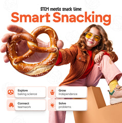 Educational pretzel making activity for ages 5-12+