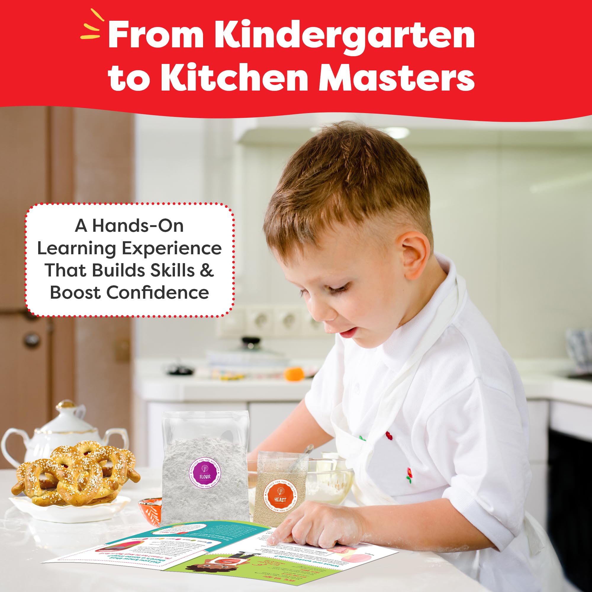 Gift-ready baking kit bundle for ages 5-12