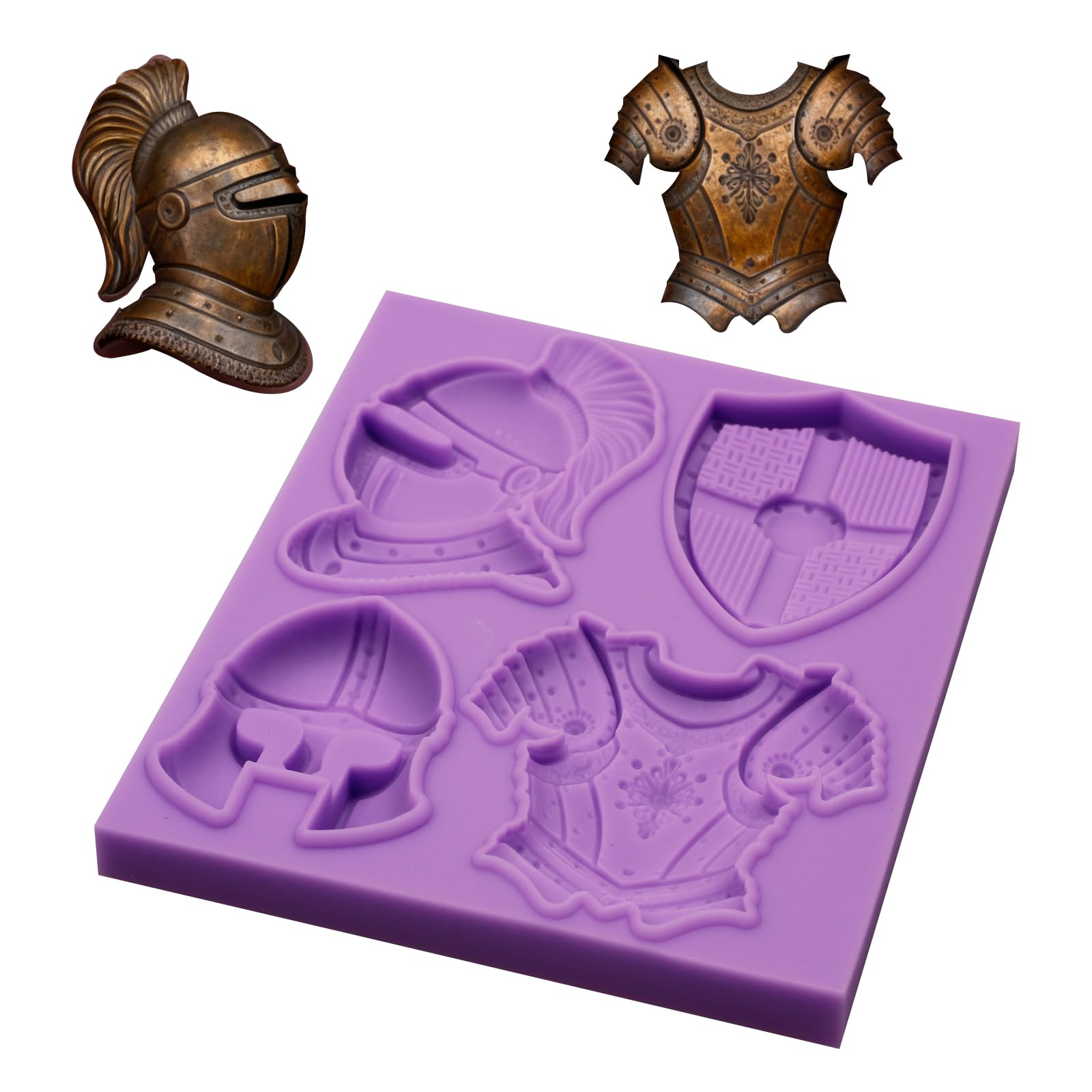 Complete medieval design set Bakformk silicone mold