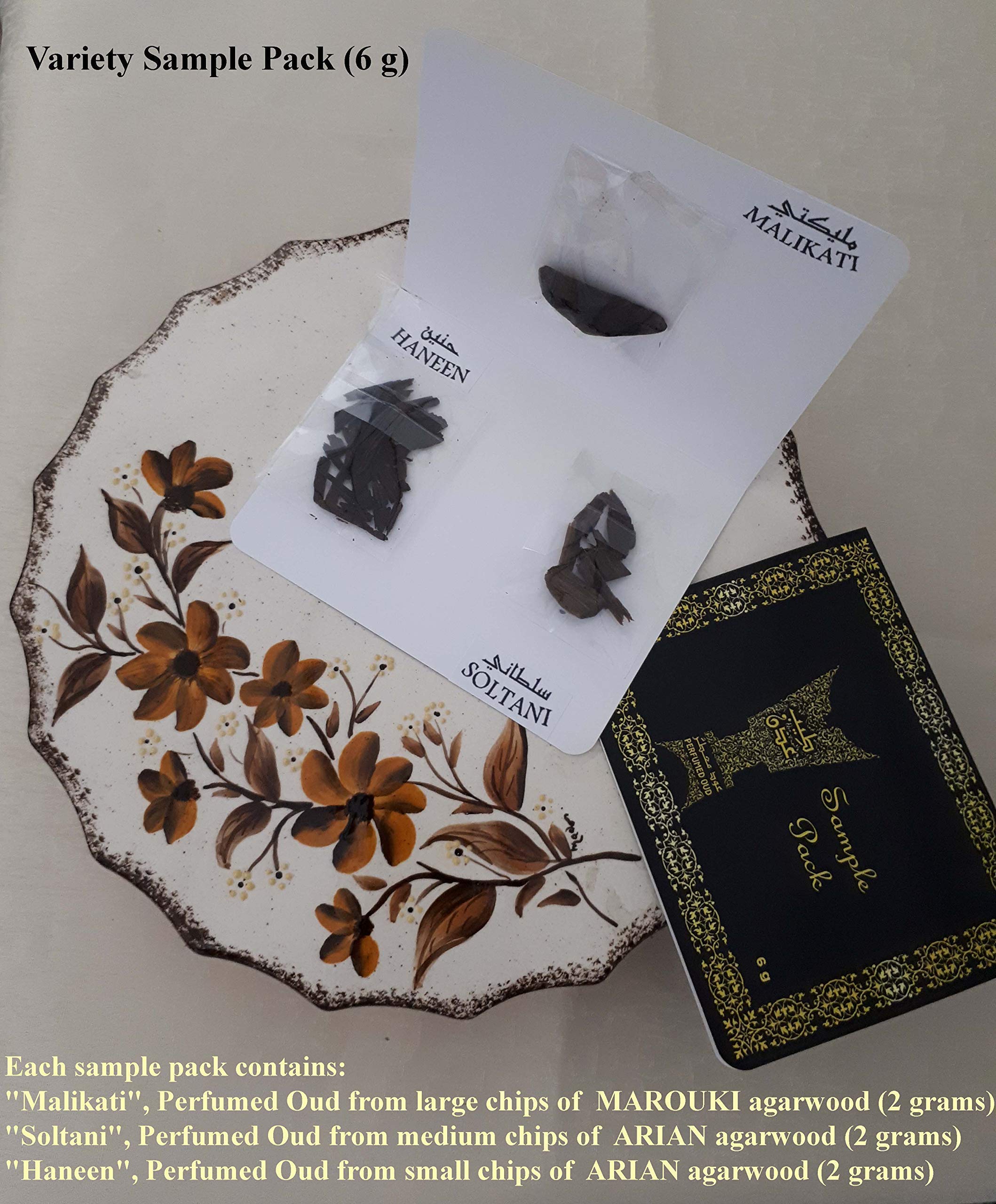 Bakhoor Oud Muattar agarwood incense packaging