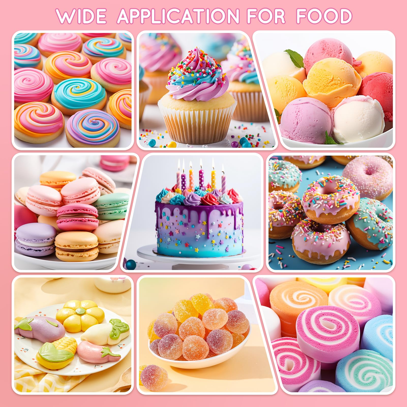 vibrant food coloring for icing cookies and cake decorating