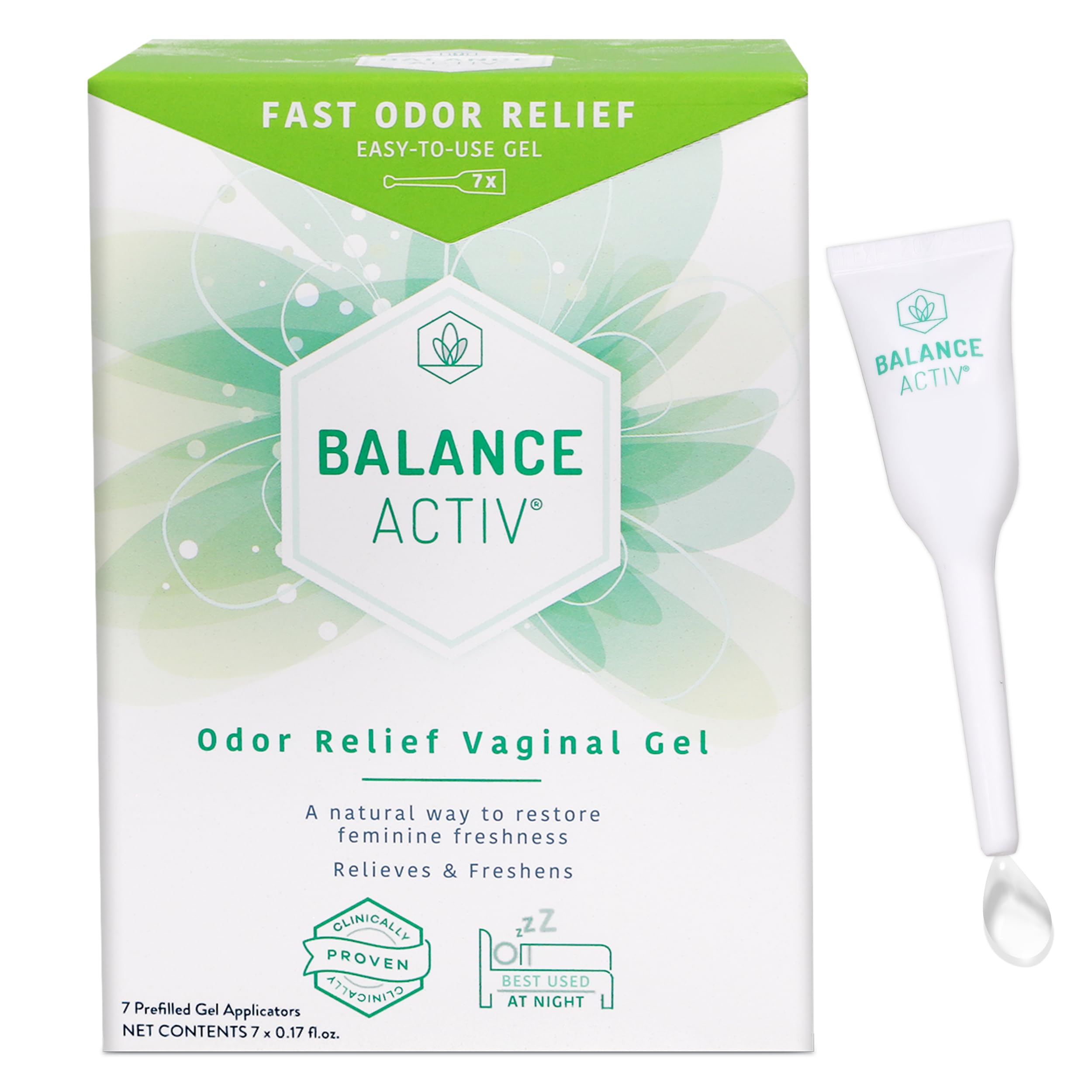 Balance Activ Odor Relief Gel packaging for single pack