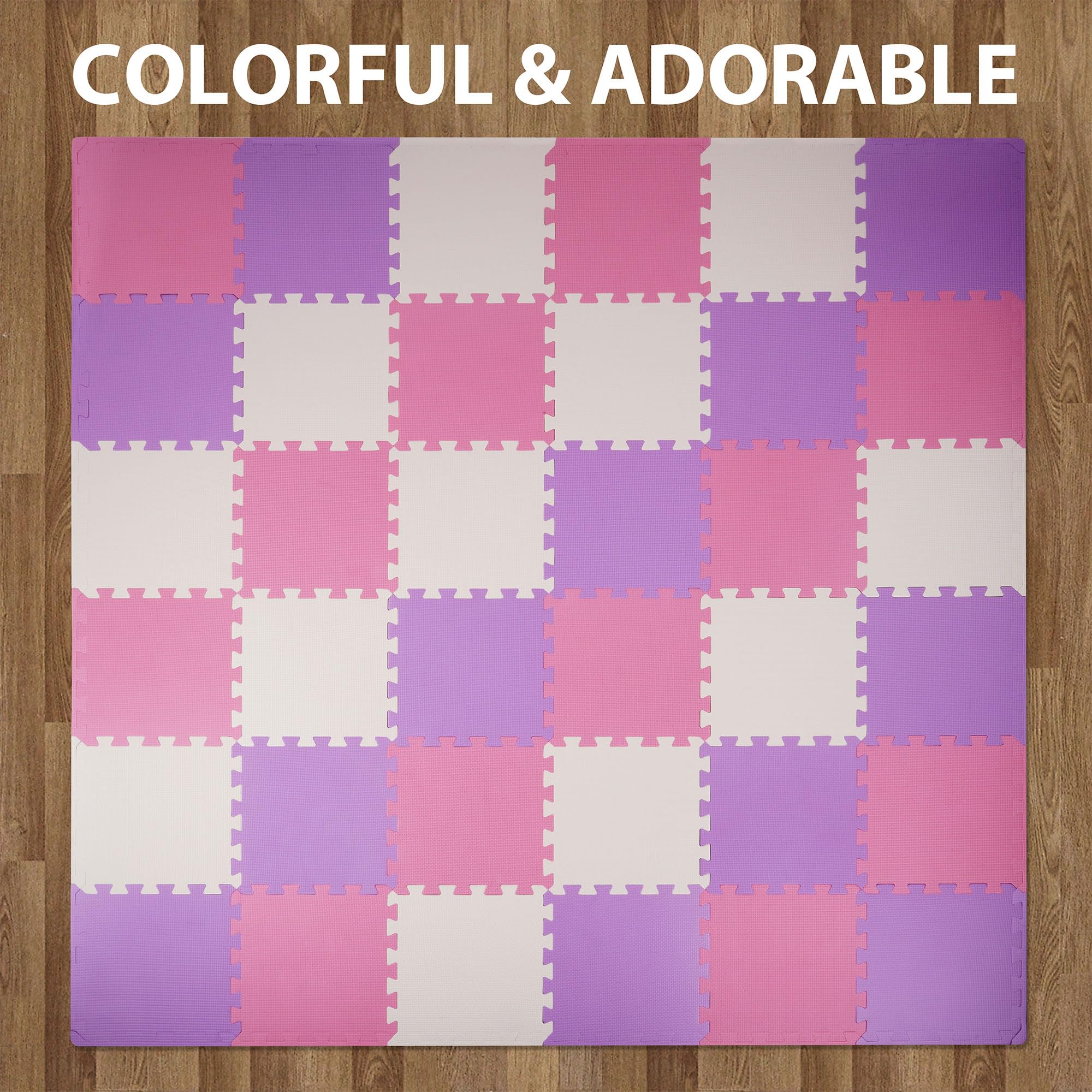 Nursery or playroom use BalanceFrom mat tiles