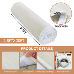 Stair protector 20Ft×2.5Ft layout for carpeted stairs