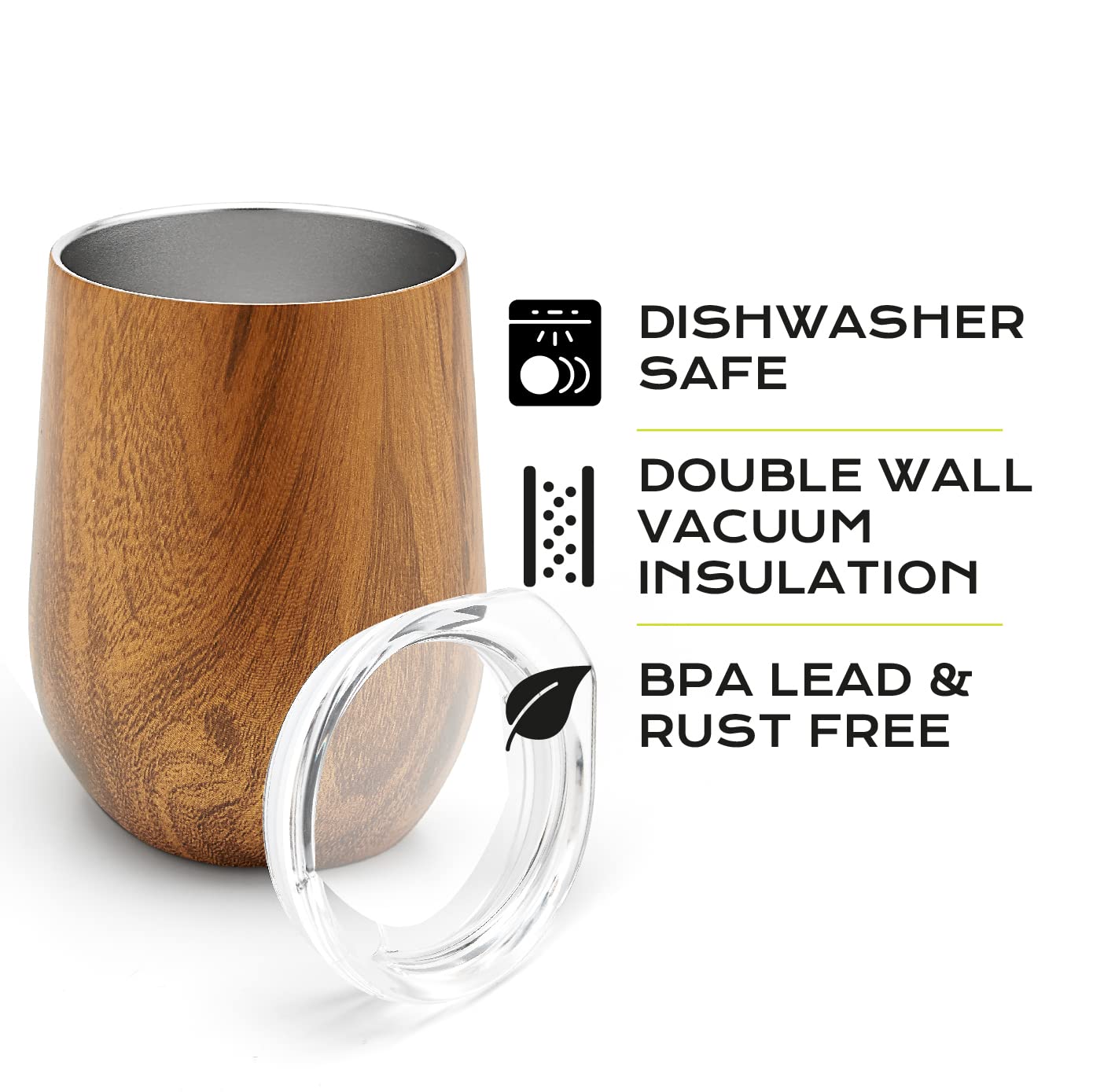 Double-wall insulated stainless steel mate cup by Balibetov
