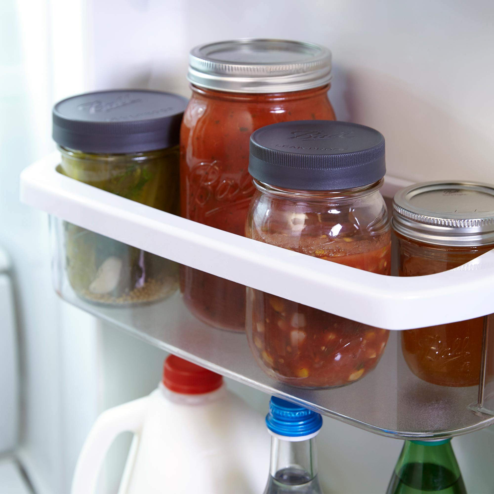 Plastic construction lids for Mason jars regular mouth