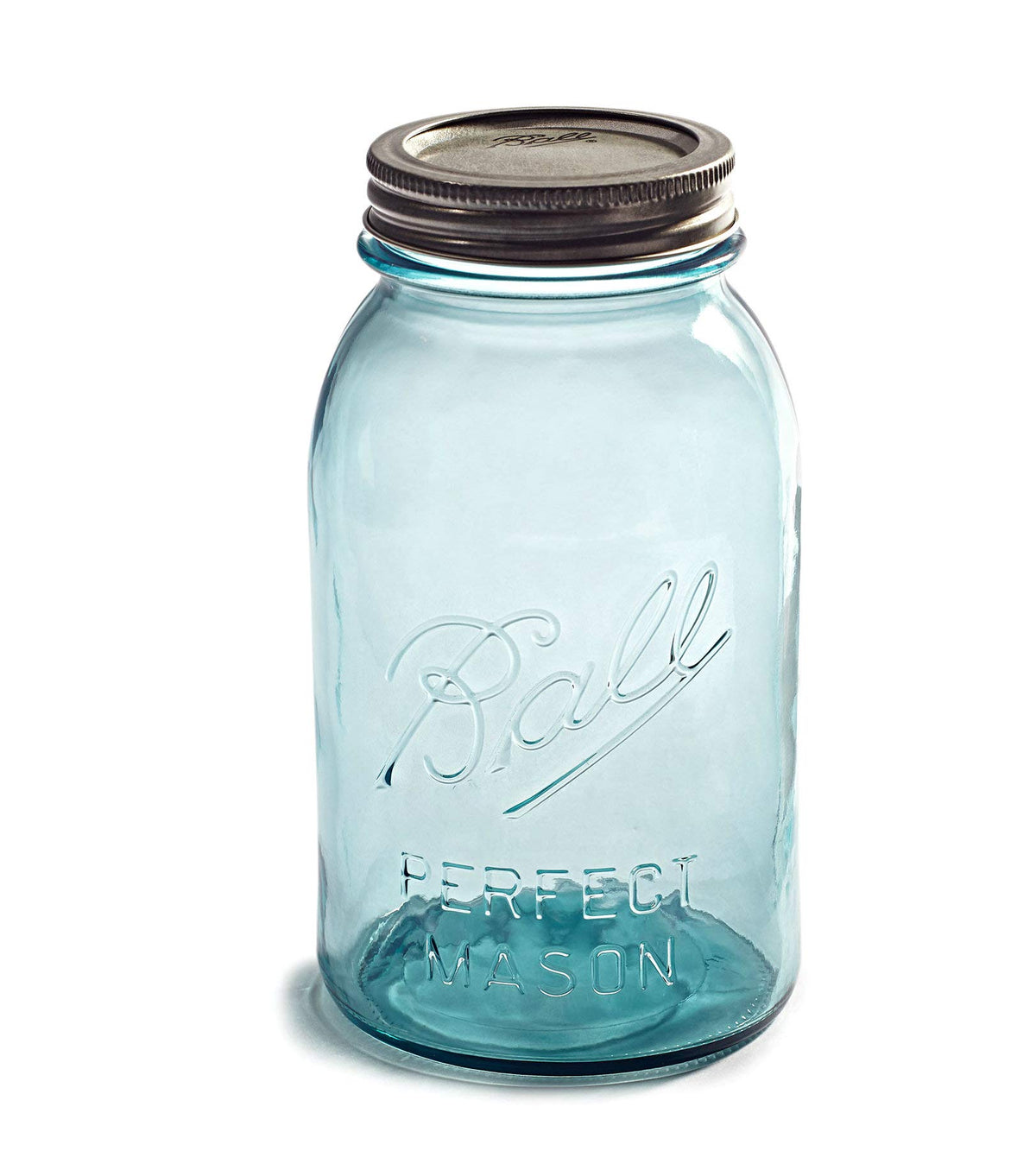Ball Perfect Mason 32oz aqua glass mason jar