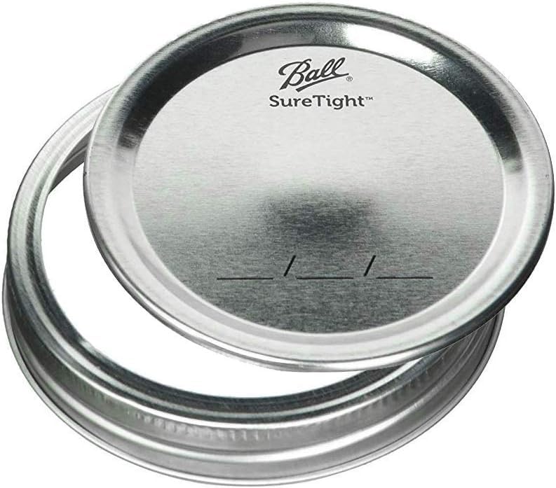 Ball Regular Mouth Lids with Bands kit contents