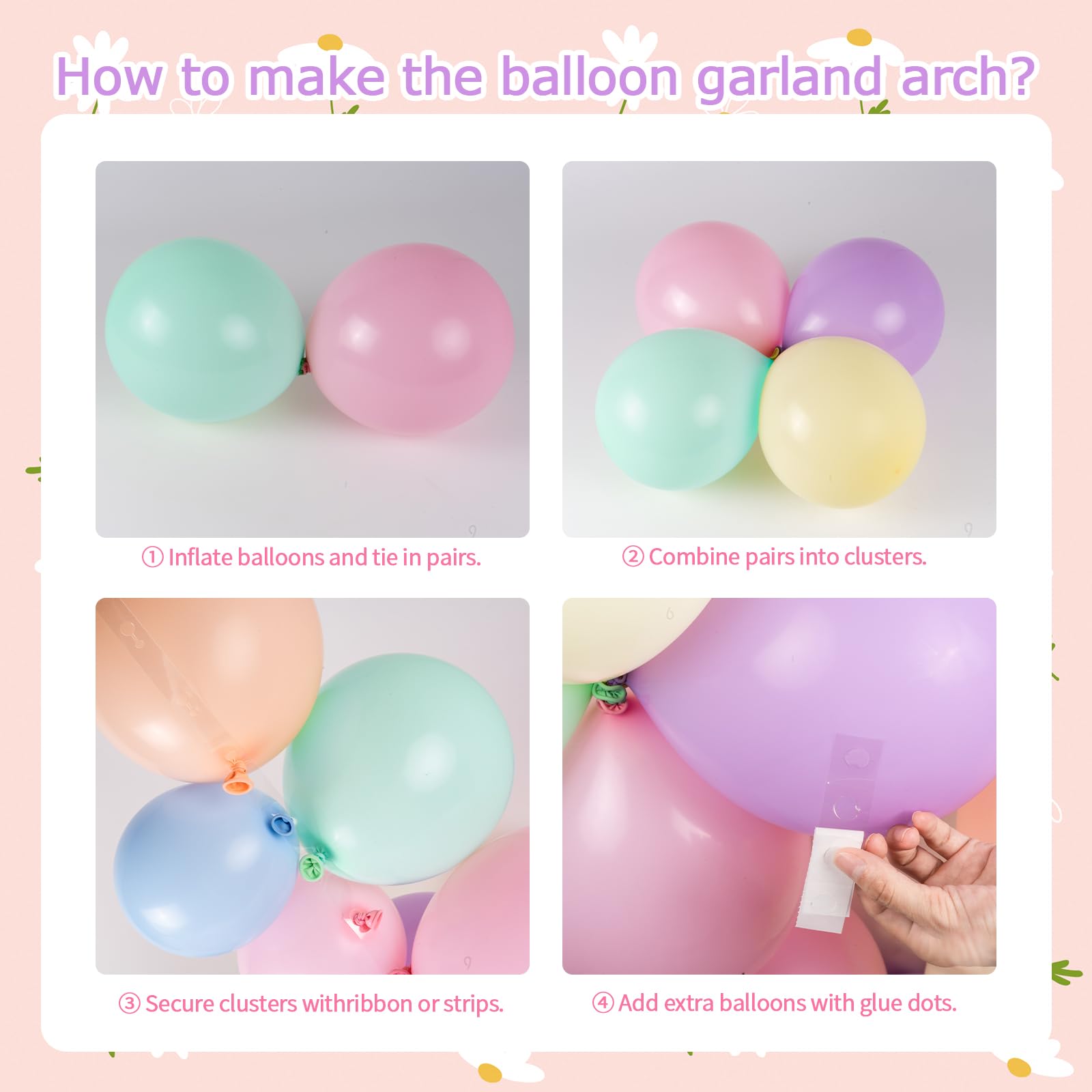 balloon arch tools included in kit