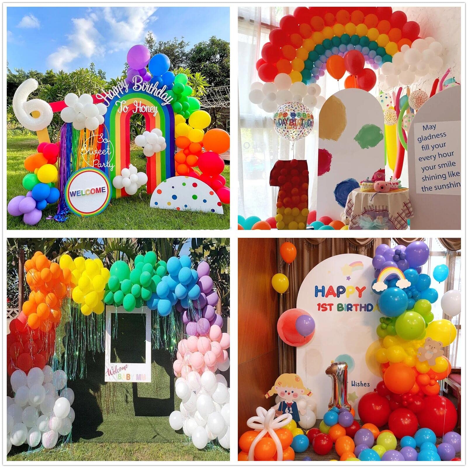 Balloon arch kit accessories glue points decoration strips ribbon